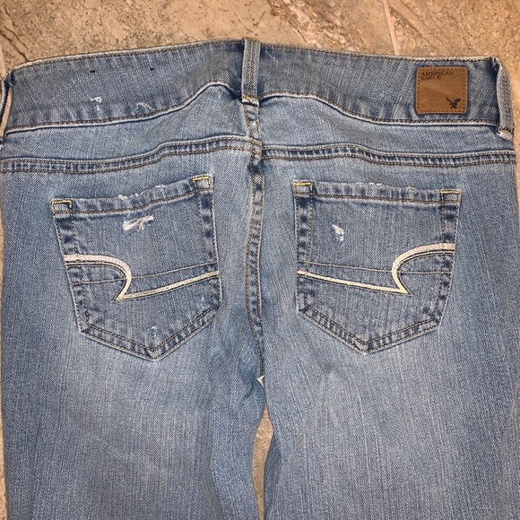 American Eagle women Artist distressed Capri pants - Picture 4 of 5